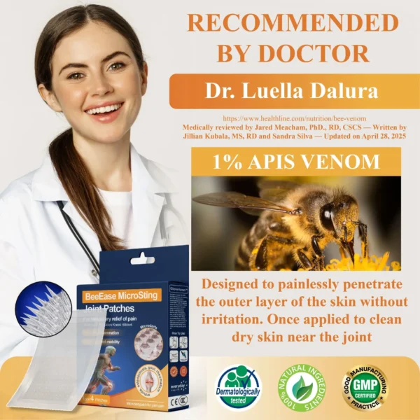 Glowrizon™ BeeEase MicroSting Joint Patches