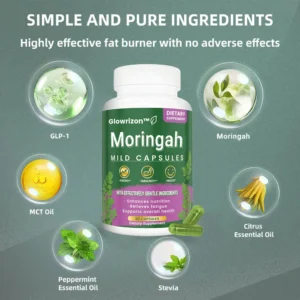 Glowrizon™ 👩‍⚕️GLP-1 Miracle Tree Extract Weight Loss Health Capsules (Food Grade Fat Burner - Developed by the Obesity Association)