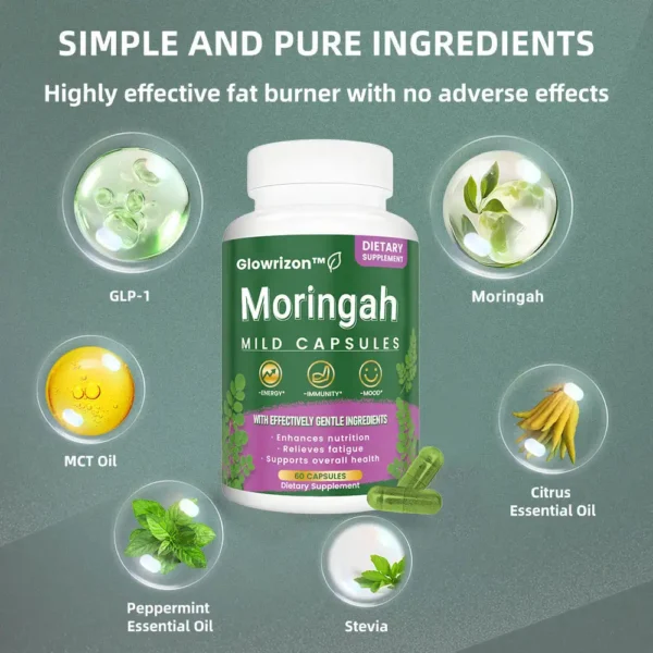 Glowrizon™ 👩‍⚕️GLP-1 Miracle Tree Extract Weight Loss Health Capsules (Food Grade Fat Burner - Developed by the Obesity Association)