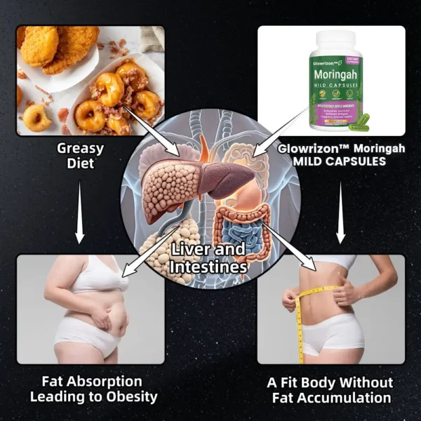 Glowrizon™ 👩‍⚕️GLP-1 Miracle Tree Extract Weight Loss Health Capsules (Food Grade Fat Burner - Developed by the Obesity Association)