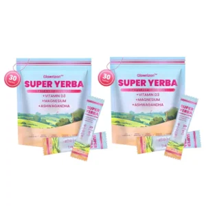✨[Official Store]✨ Glowrizon™ Fat Burning & Blood Sugar Support Super Yerba Mate Instant Tea Powder ( 💯🛡️ NIH-Recommended) | Raspberry Lemonade Flavor