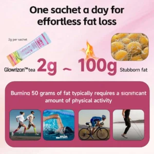 ✨[Official Store]✨ Glowrizon™ Fat Burning & Blood Sugar Support Super Yerba Mate Instant Tea Powder ( 💯🛡️ NIH-Recommended) | Raspberry Lemonade Flavor