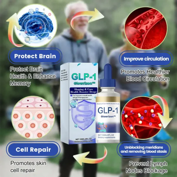 ✨[Official Store]✨ Glowrizon™GLP-1 Slimming & Health Boost Drops Food-grade fat burner Developed by The Obesity Society)